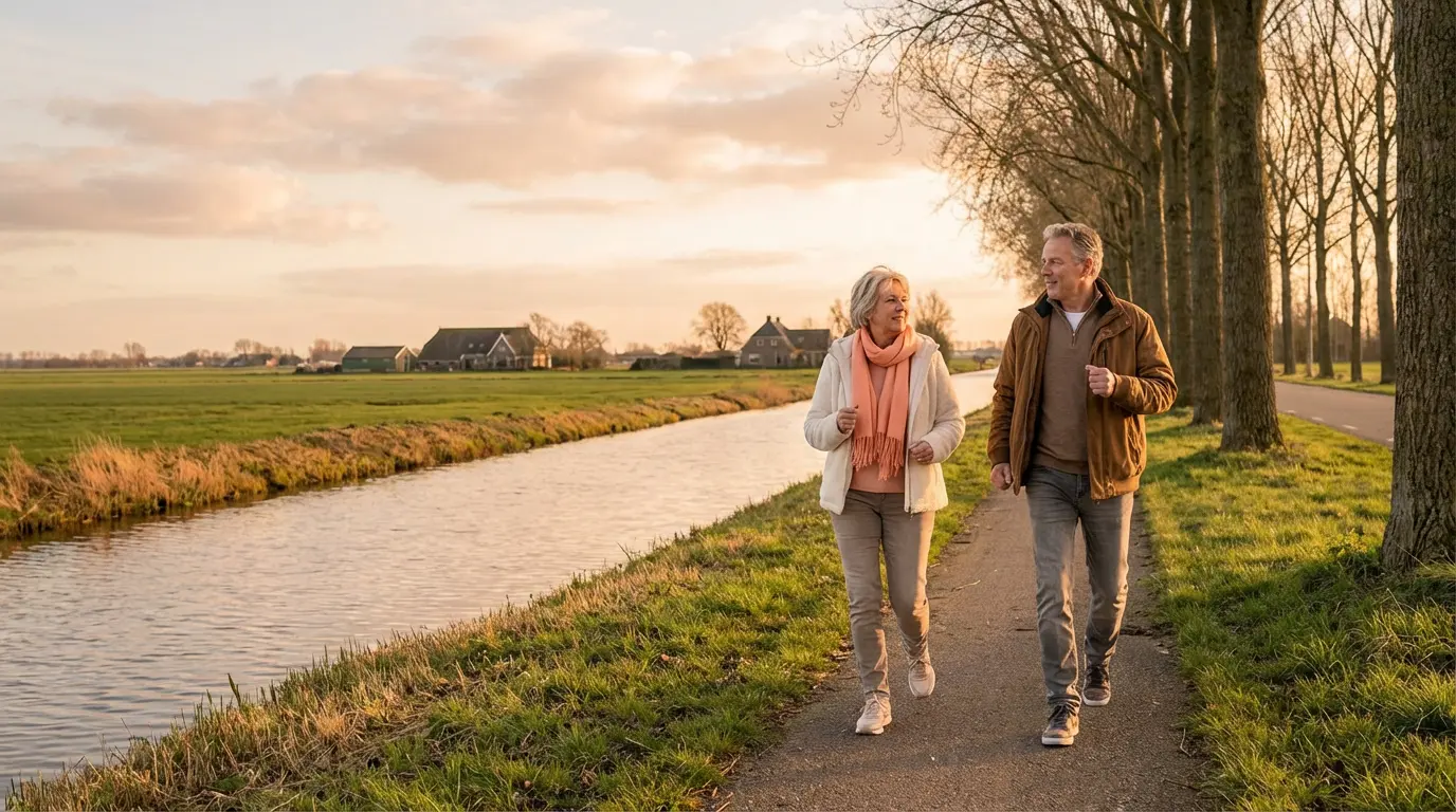 Stevig wandelen in de natuur